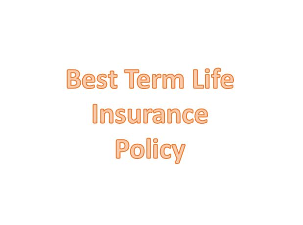 The Best Term Life Insurance